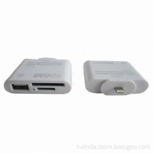 5-in-1 Card Reader Camera Connection Kit for iPhone 5/iPad 4/iPad Mini, Supports JPEG, RAE Formats